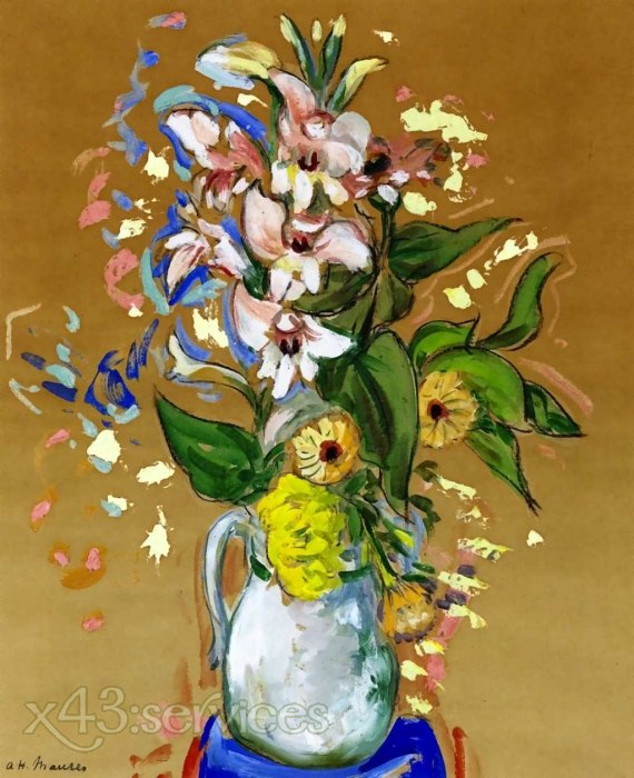Alfred Henry Maurer - Blumen in einer Vase - Flowers in a Vase